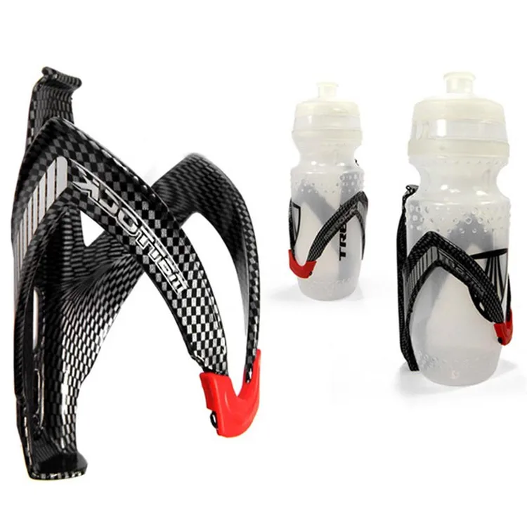 

WEST BIKING MTB Bicycle Carbon Fibre Color Mountain Road Bike Water Bottle Holder Cages Outdoor Cycling Water Bottles Cage, Like photo