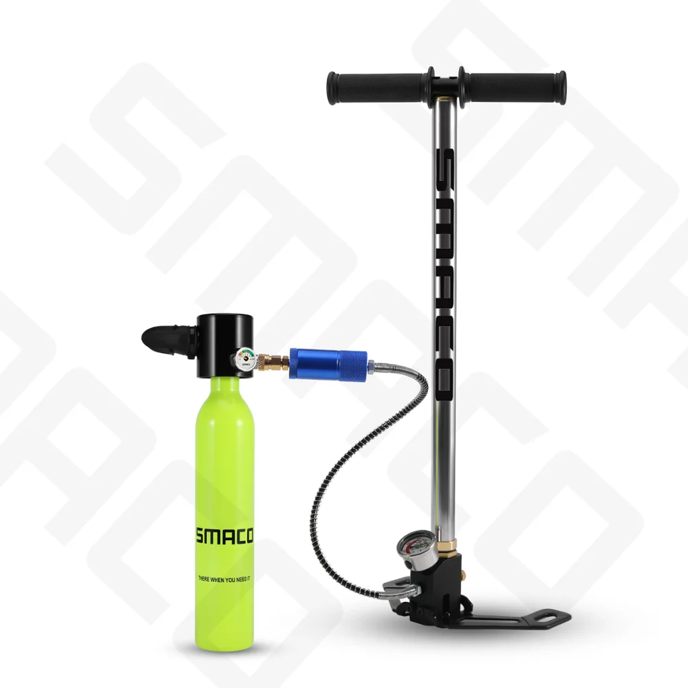 

Diving equipment high pressure hand pump single oxygen cylinder air tank