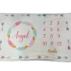 High Quality Free Sample Milestone Blanket Props Set Thick Fleece
