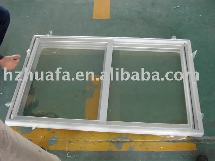 
glass door sets for chest freezer with ABS+PVC frame 