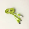 2019 USB charge cable nylon date cable 2 in 1 micro usb cable for phone, high quality colorful