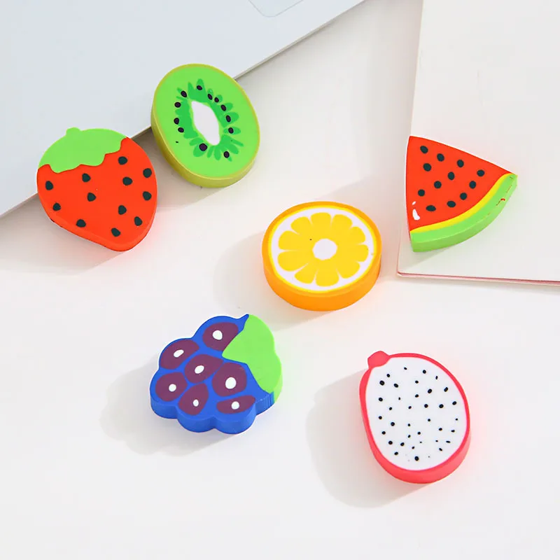 Creative Mini Fruit Series Eraser Student Gift Strawberry Watermelon Multiple Eraser Buy Mini