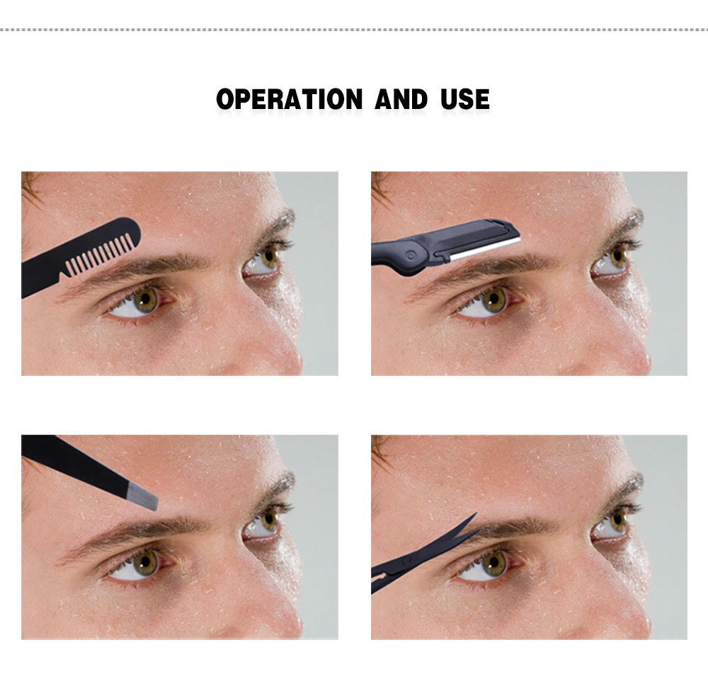 Shaving Tool Facial Shave Facial Hair Remover Black Eyebrow Razor