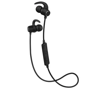 Neckband black earburds waterproof magnetic sport stereo necklace wireless bluetooths earphone