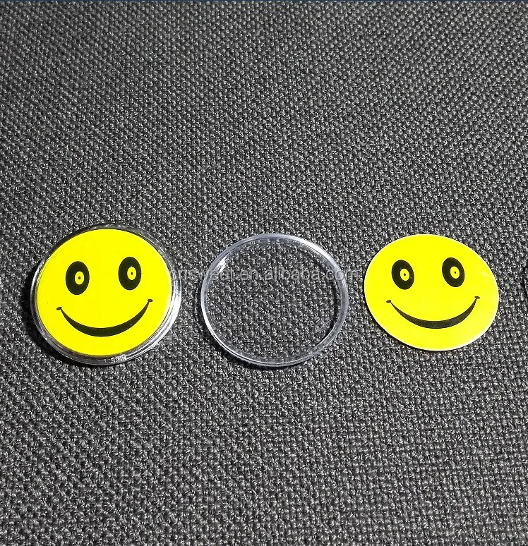 
Plastic logo name badges customized blank acrylic pin badge 