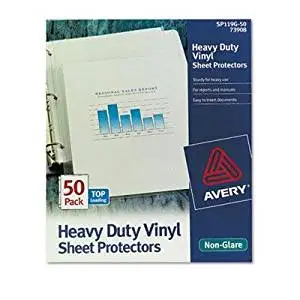 Avery - 2 Pack - Top-Load Vinyl Sheet Protectors Heavy Gauge Letter Non-Glare 50/Box "Product Category: Binders & Binding Systems/Sheet Protectors Card & Photo Sleeves"