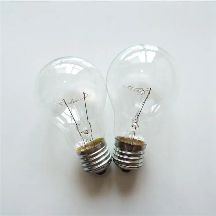 Incandescent Luminaire Lighting Manufacturer Clear Bulb Glass Bulb 100w