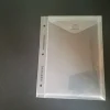 3 Holes Punch Peachy Folders Clear poly Sheet Protectors document bag
