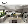 Foshan manufacturer U shape modular kitchen design philippines AK176