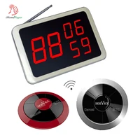 

Hot sale long range wireless restaurant waiter service electronic number display system with call button