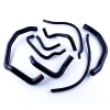 Black for CBR 600 F4 F4I 1999-2002 Silicone Radiator Hose Coolant Pipe