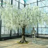 4M white flower tree made in guangzhou, artificial flower tree with wisteria vine hanging long stem