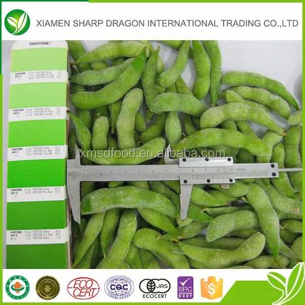Bulk organic frozen edamame iqf cheap soybeans for sale