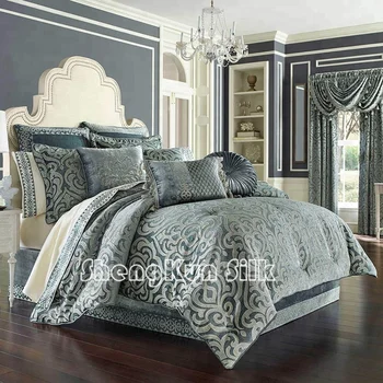 100 Silk Polyester Or Cotton King Comforter Set Customized