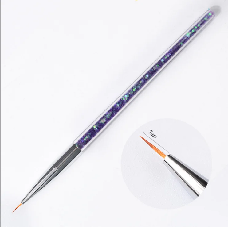 

Accept Low MOQ Cheap Price 3D Drawing Pen Nail Brush Set Striping Pen