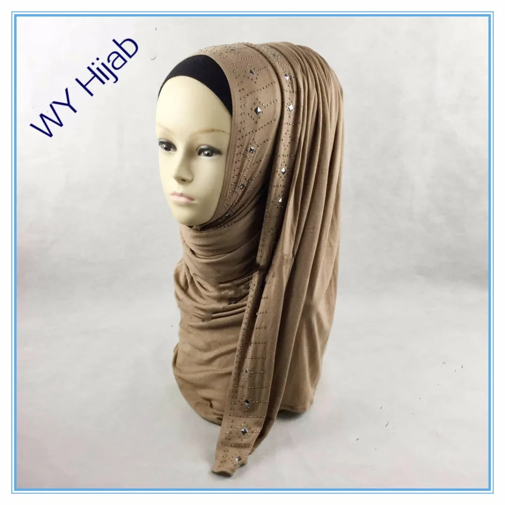 Wholesale Hot Selling Plain Cotton Arab Hijab Sex Jersey Muslim Hijab 