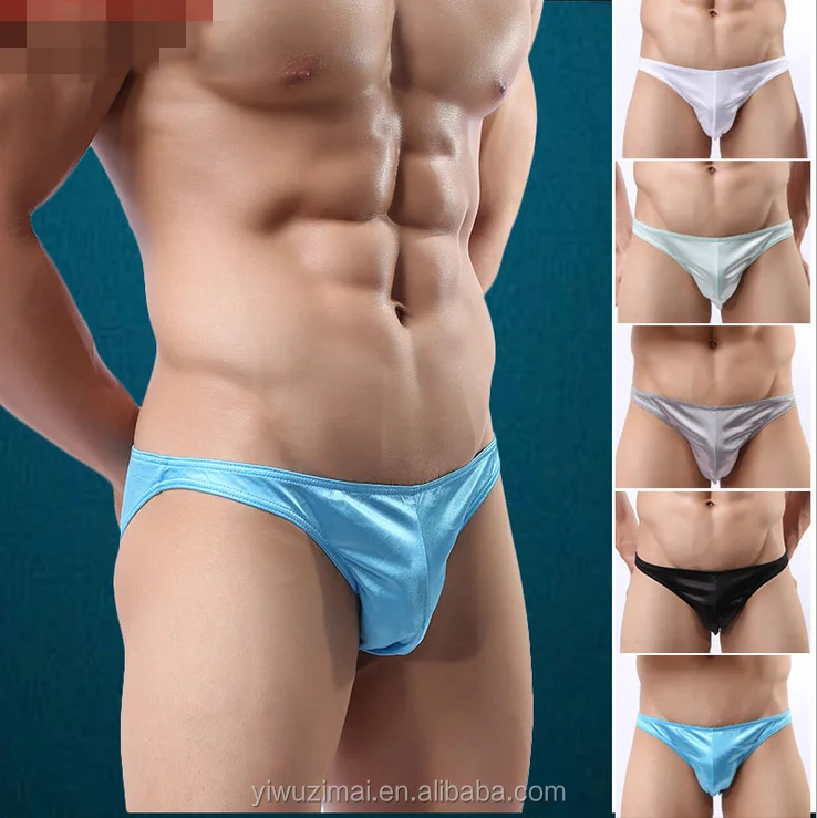 

Men's sexy personality nylon elastane underwear panties, As photo
