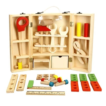 wooden toy building kits