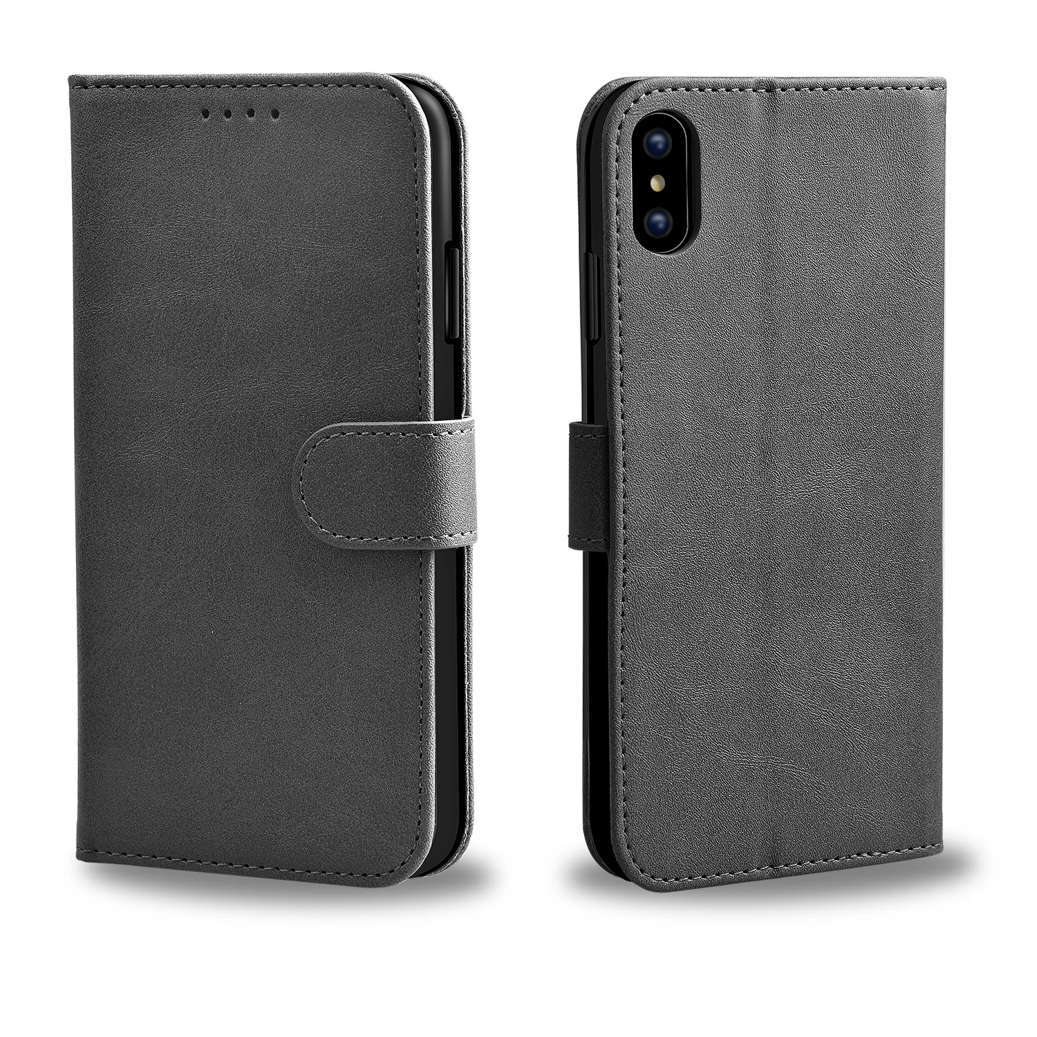 Fundas For iPhone xs max 6.5inch Leather Flip Book Wallet Stand Phone Case Etui case Cover For iPhone XR