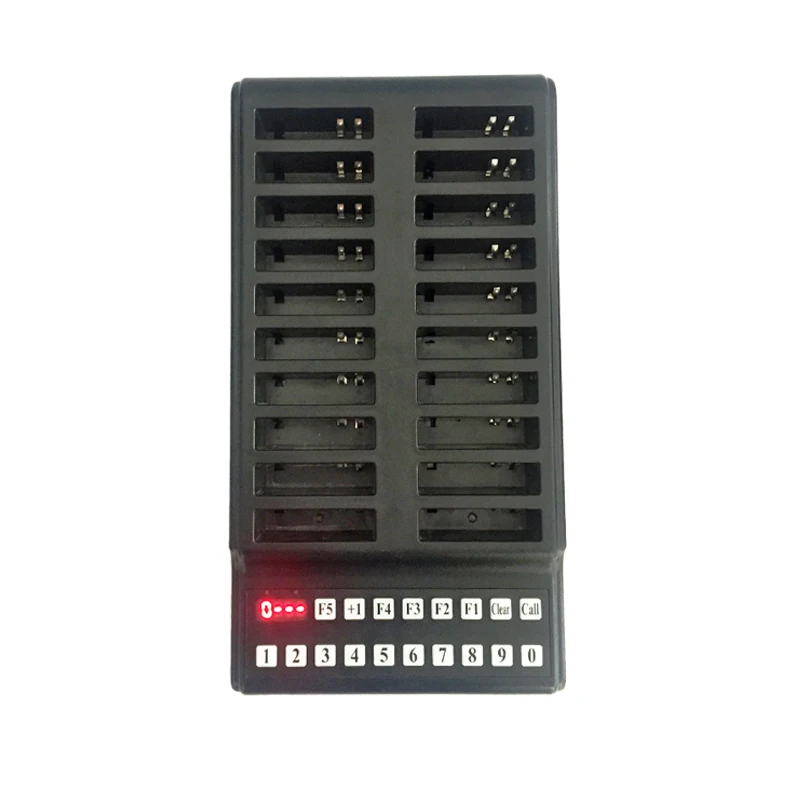 
1 Keyboard 20 Wireless Coaster Pager Restaurant Queue Call System 