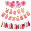 Favorable Price Promotional Party Decoration Kit With Pom Pom Paper Tassel Garland