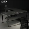 Modern executive desk office table design fancy design reception desk modern office secretary desk table