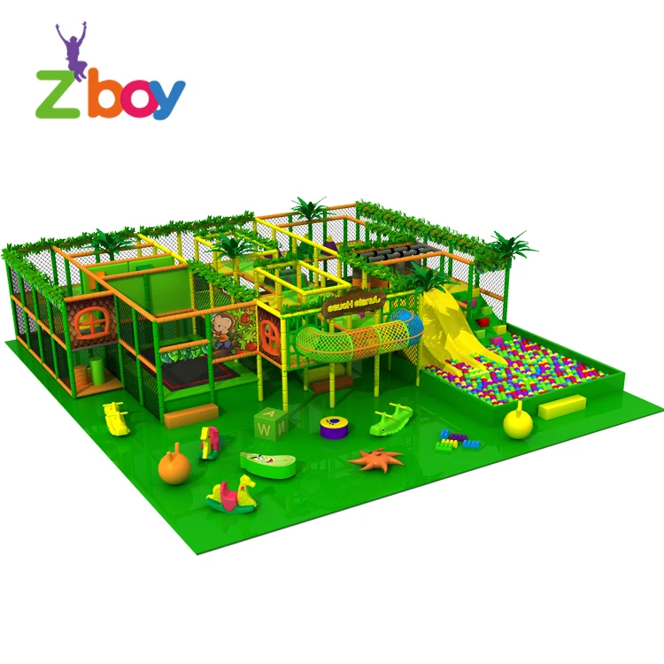 Attractive Kids Indoor Soft Play Areas Playground Equipment For Games