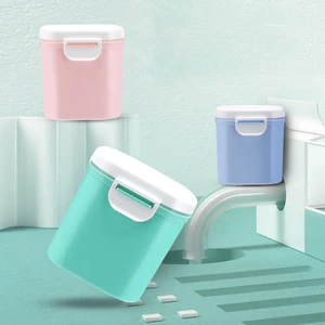 Image of BPA free baby milk powder box container for powder storage