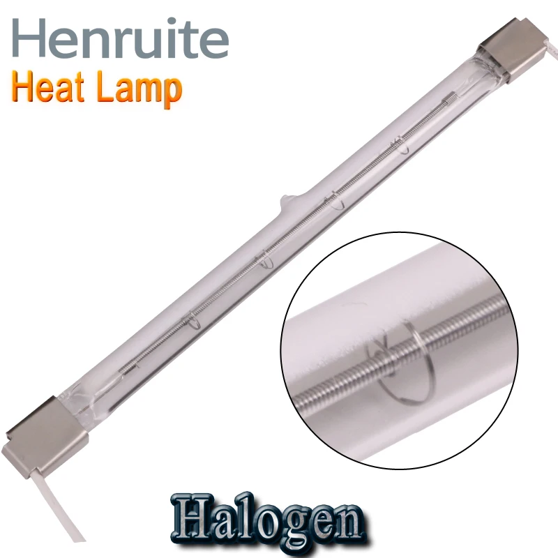
infrared heating lamp plastic bottle blowing machine heating system 1000w halogen heat lamp clear quartz tube 
