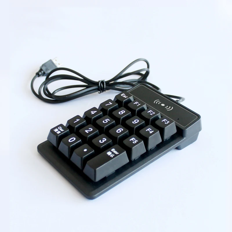 R98D ID 125khz USB Interface smart card rfid reader with keyboard