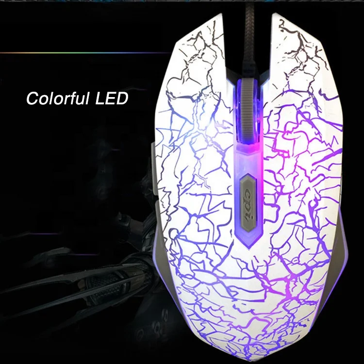 Hot selling custom Mouse Gaming with Colorful Breathing Light  Wired Gaming computer Mouse