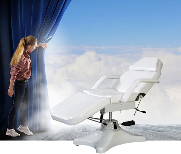 Adjustable Cosmetic Electric Beauty Salon Facial Beds With 3 Motors