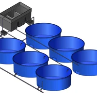 

Fiberglass fish farming tank pond, plastic Fiberglass Aqua Farm Fish Tank for Fish Farm ISO Manufacturer