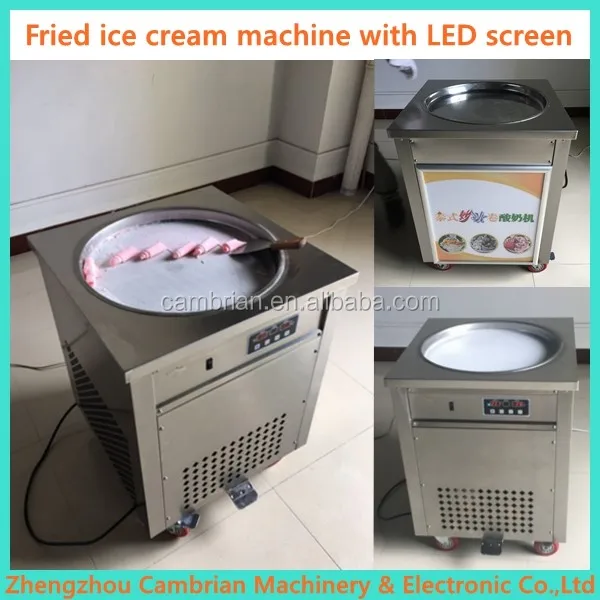 fry ice cream machine