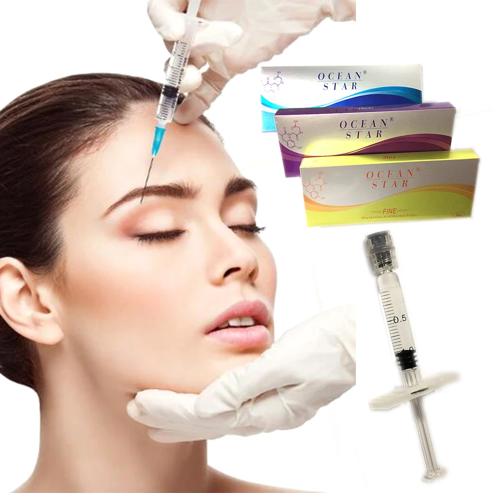 

Pneumatic injection of airgent hyaluronic acid lip filler injection canula for hyaluronic acid injection