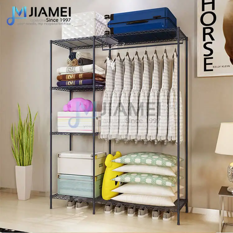 Adjustable Metal Closet Wardrobe Rack (JCL184860)