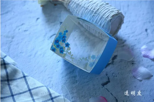 White plain paper custom printed cupcake packaging box with clear window insert tray holds 2 cakes