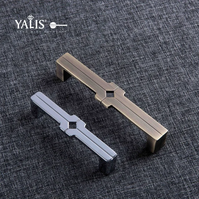 
New design plastic drawer double sided flush square door pull handle 