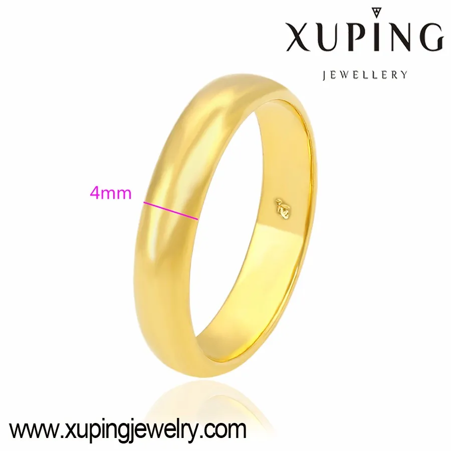 11216 latest 24k gold ring, wedding bands without stones women mens rings for men gold jewelry rings