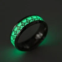 

2017 fashion new design gold finger ring, Glowing ring,new gold ring models for men