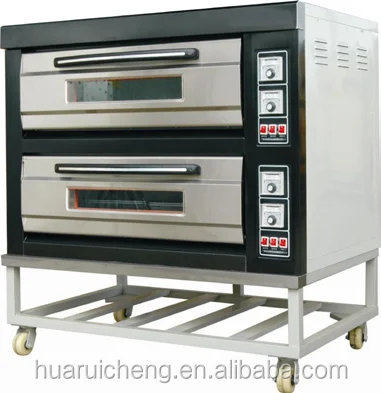 
Heavy duty 3 deck 6 tays gas deck oven 