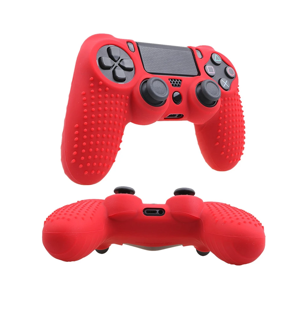 

Promotion hot selling new protective anti-slip silicone Case for PS4 Controller For PS4 Pro Slim, Red,bule,green,black,yellow