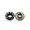 Fashion Washable Black Enamel Brass Metal Eyelets For Clothes