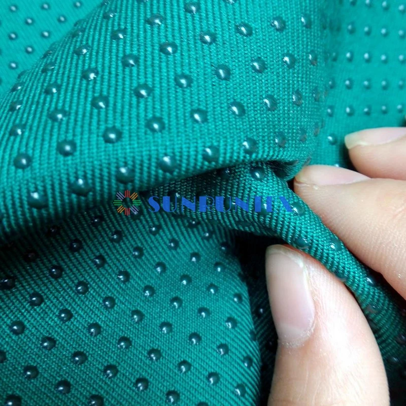 
polyester anti slip fabric non slip fabric 