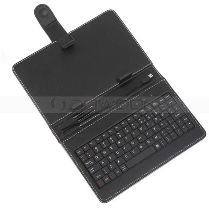 

Newest Universal Tablet Keyboard Case with Leather For 7/8 /9 /9.7 /10 inch Android Tablet, Black