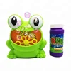 Cute Frog Shape Electric Bubble Machine Toys With Bubble Water
