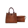 Fashionable Monogrammed High Quality PU Leather Rivet Tote Bag