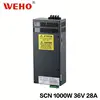 High Voltage 1000 Watt Single output dc switch power supply in parallel