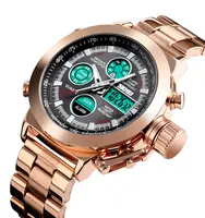 

SKMEI 1515 Sport Mens Watches Multiple Time Zone Relojes Hombre Quartz WristWatch Timepiece Wrist Watch Stainless steel