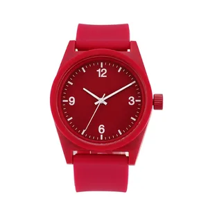 wholesale hot selling products top japan movt quart stainless steel back sport silicone wrist ladies watch for women
